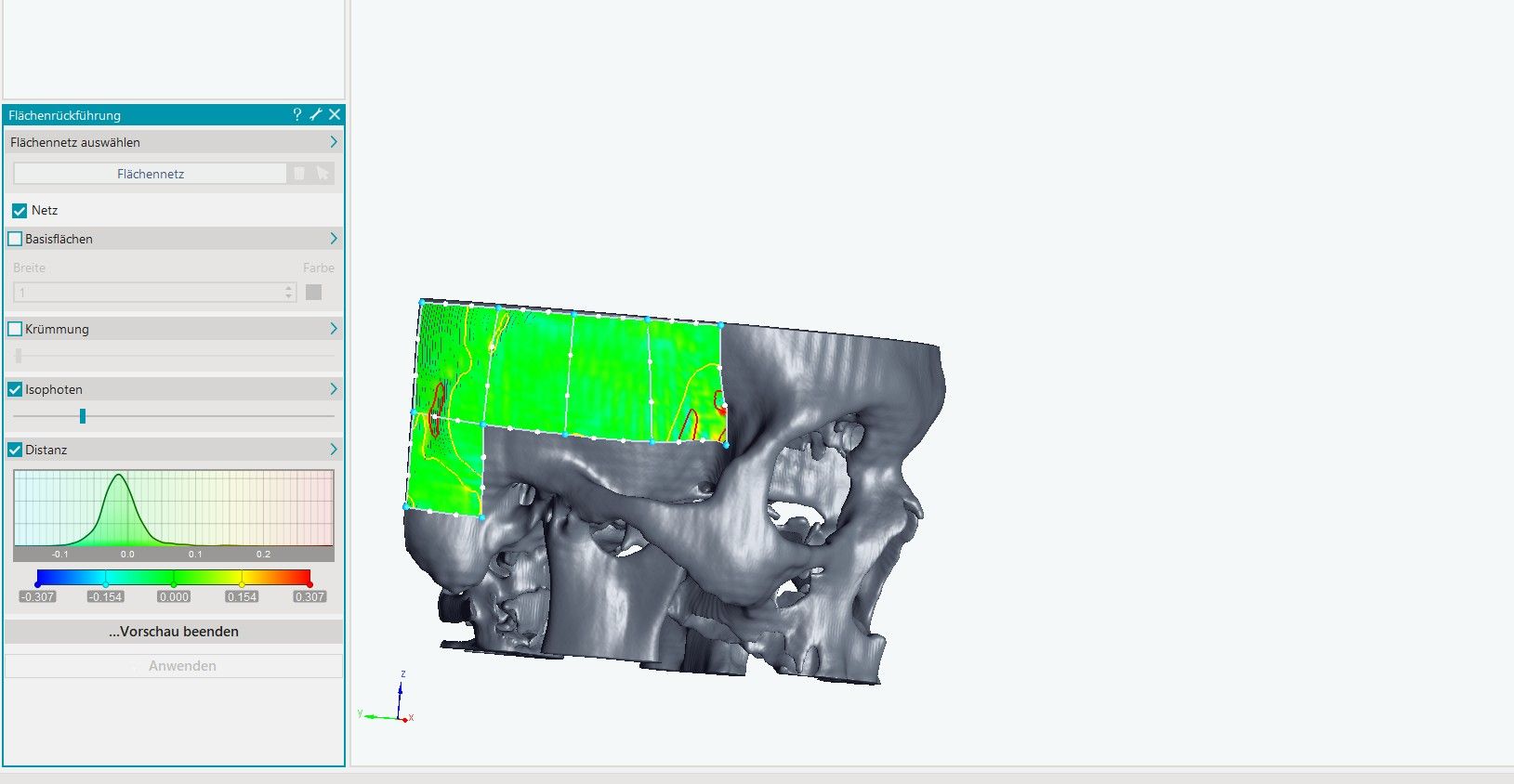 3D-Computertomographie eines Bauteils